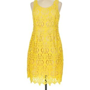 Banana Republic Yellow Sleeveless Dress